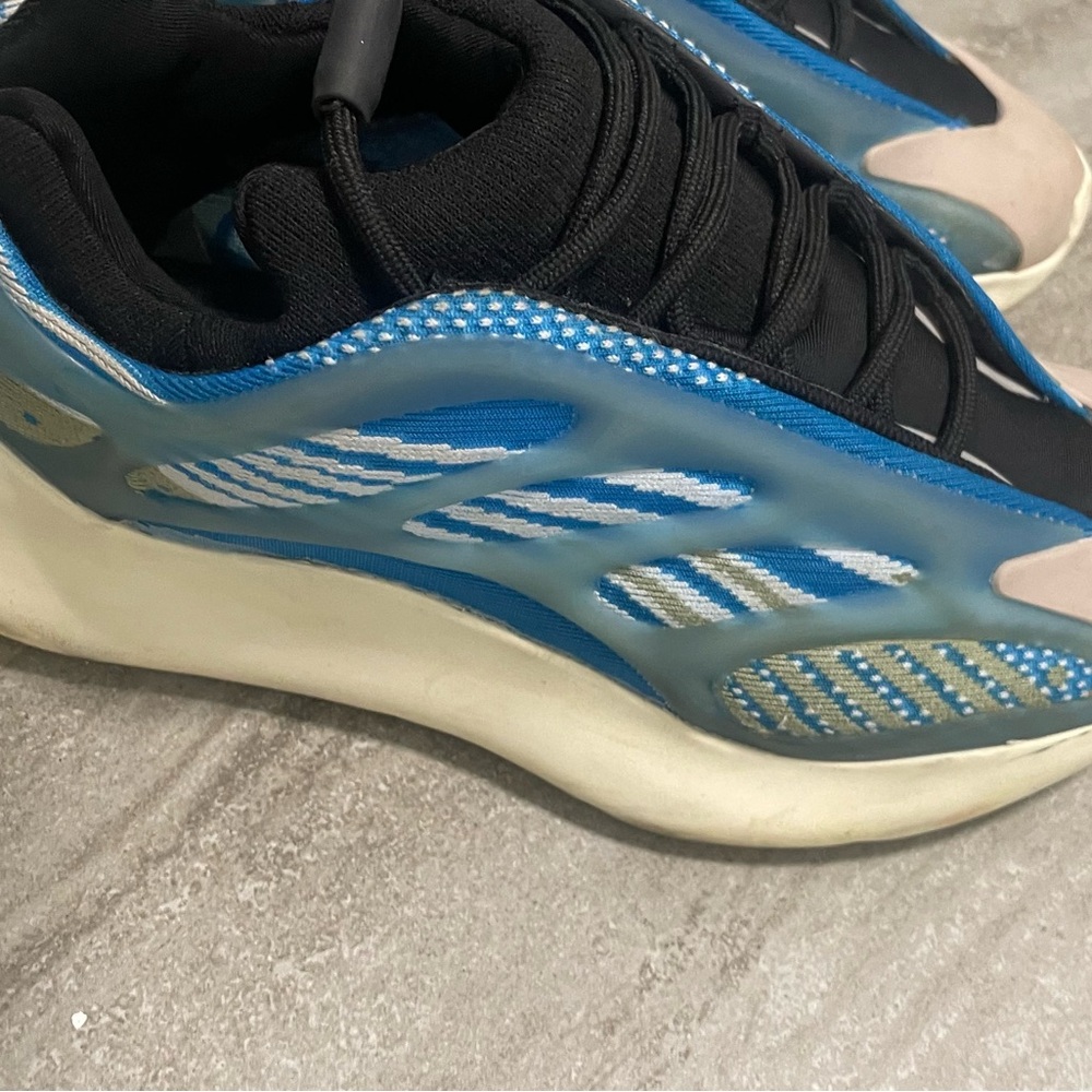 Yeezy Blue and Black Sneakers